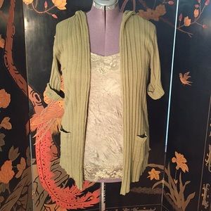 Tank top and light sweater